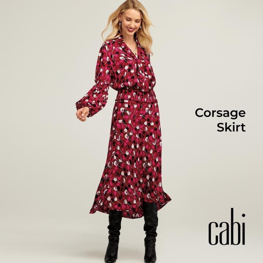 Cabi Corsage Skirt New Fall 21